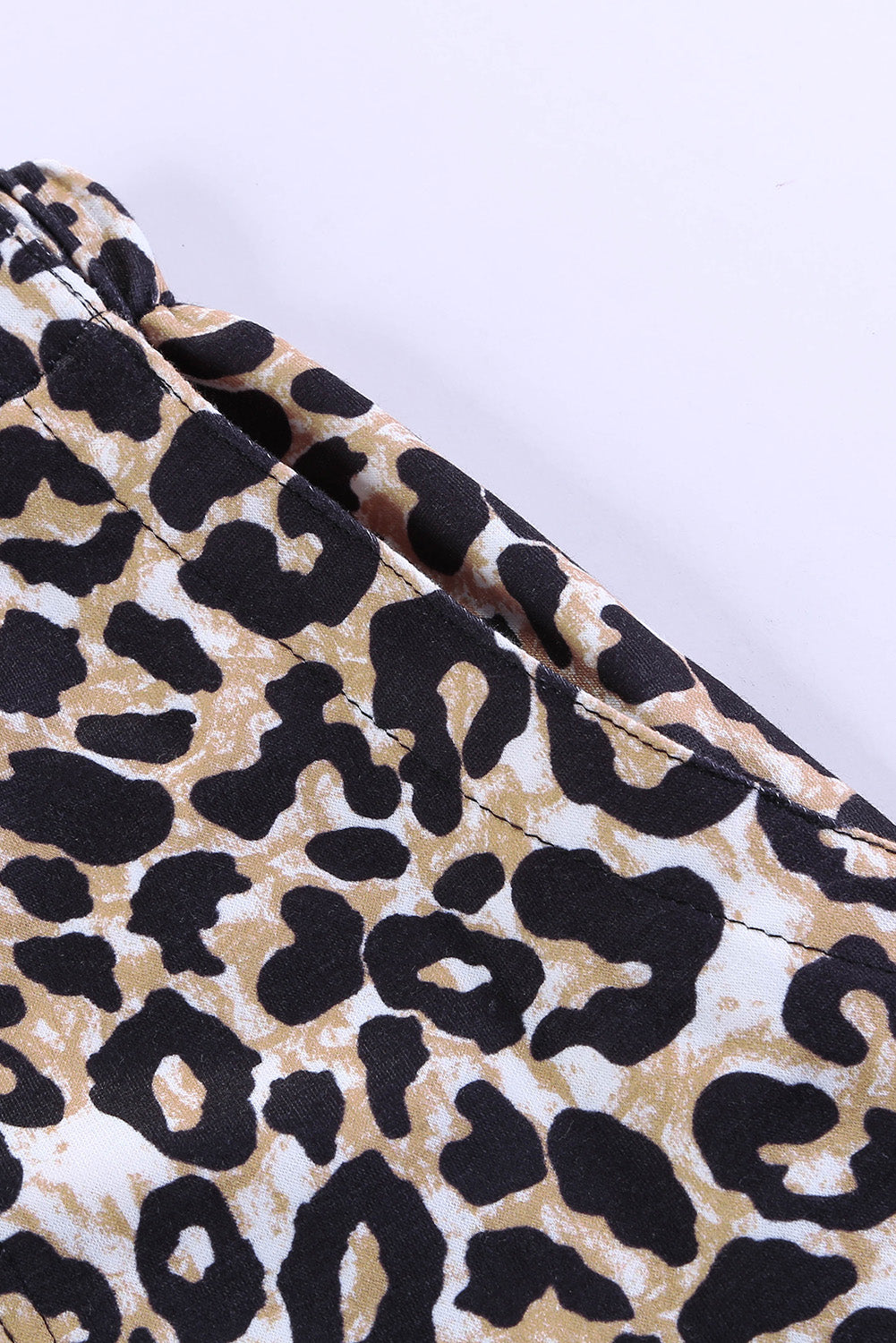 Casual Elastic Waist Drawstring Womens Camouflage Shorts