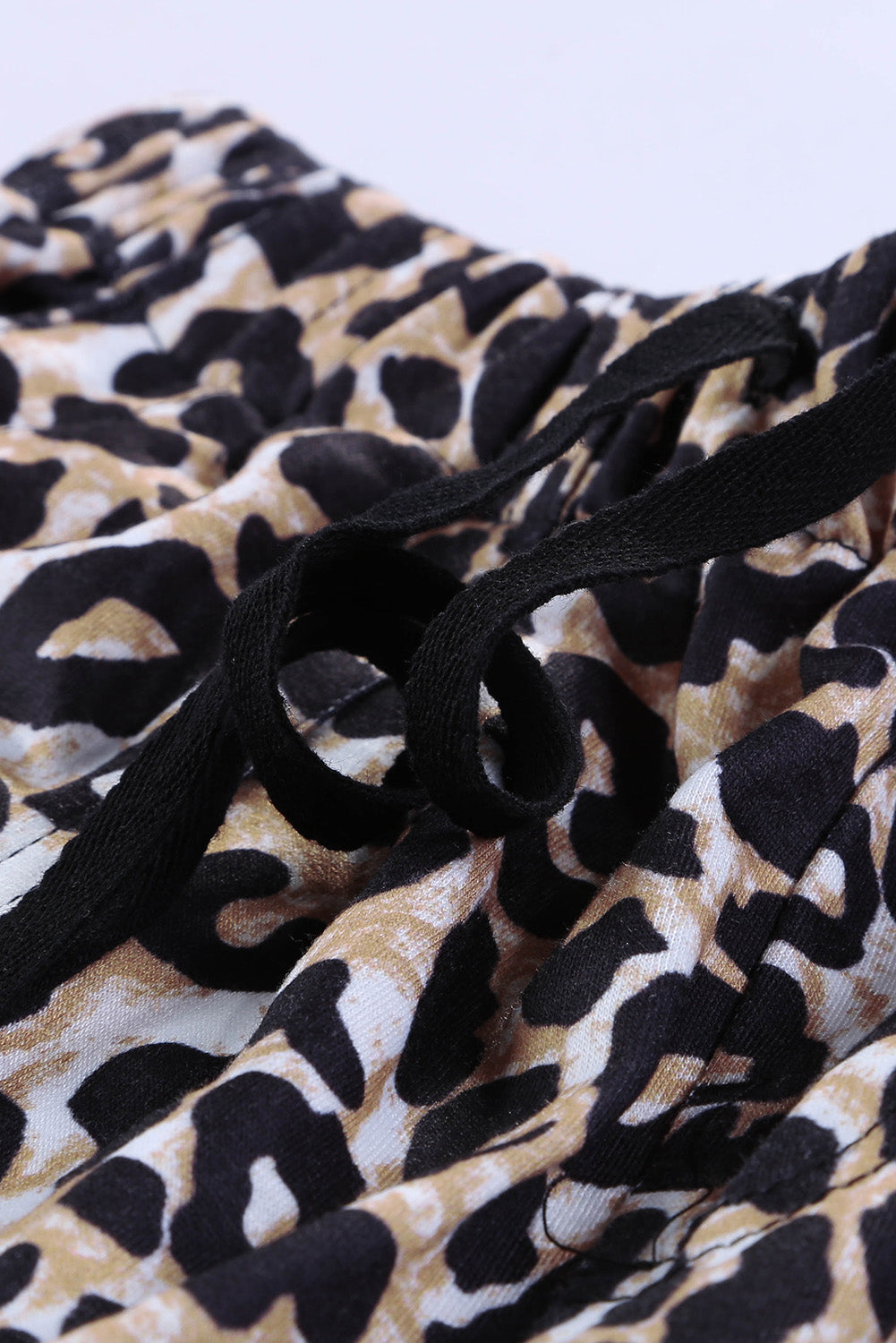 Casual Elastic Waist Drawstring Womens Camouflage Shorts