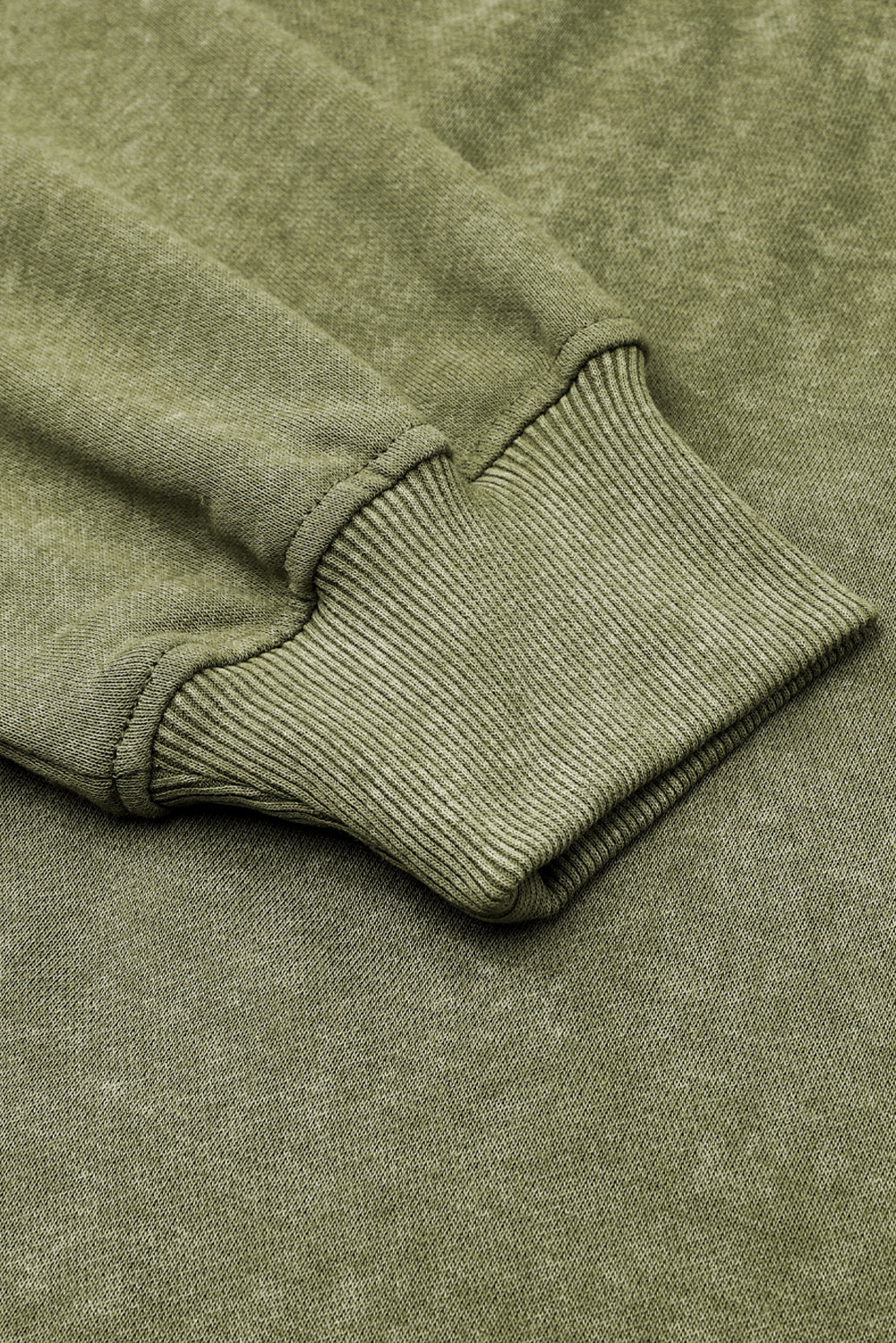 Sky Blue Plain Drop Shoulder Crew Neck Pullover Sweatshirt