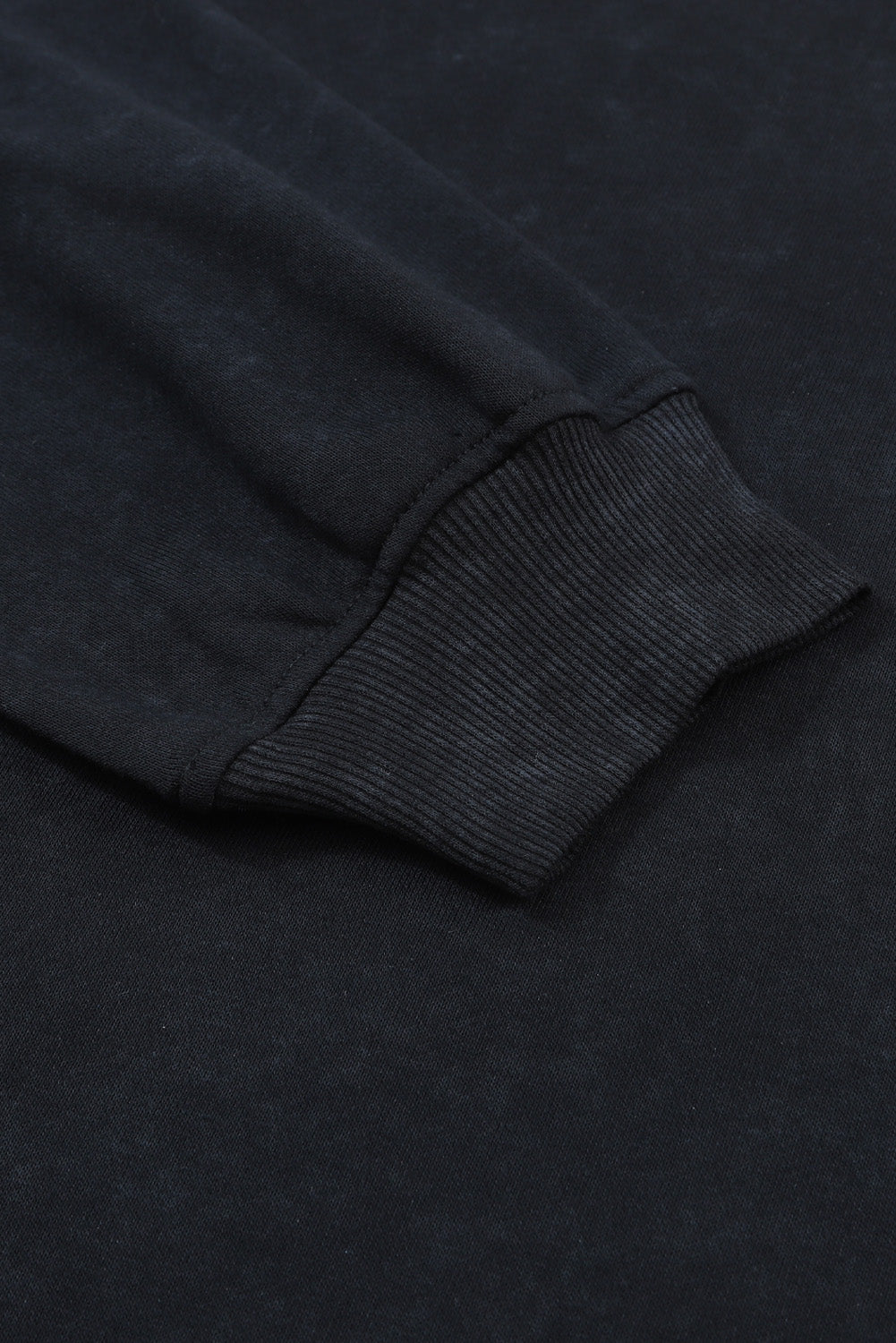 Sky Blue Plain Drop Shoulder Crew Neck Pullover Sweatshirt